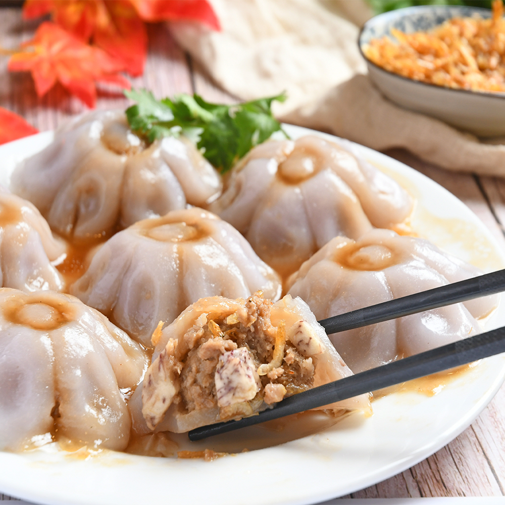 【免運】梅花/芋頭肉圓10入.任選4盒:圖片 3